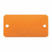 Blank Tag Alum 1in H 3in W Orange PK5