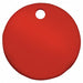 Blank Tag Aluminum 2in H 2in W Red PK5