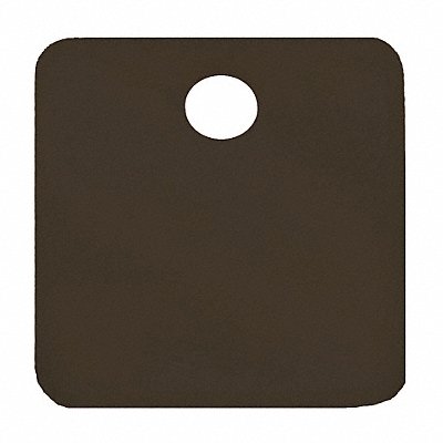 Blank Tag Alum 1 1/4in H 1 1/4in W PK5