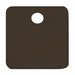 Blank Tag Alum 1 1/4in H 1 1/4in W PK5