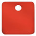 Blank Tag Aluminum 1in H 1in W Red PK5
