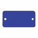 Blank Tag Alum 1 1/2in H 3in W Blue PK5