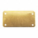 Blank Tag Brass 2in H 6in W PK5