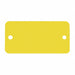 Blank Tag Alum 3in H 5in W Yellow PK5