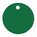Blank Tag Aluminum 3in H 3in W Green PK5