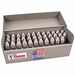 Steel Stamps Set 1/4 in 36 pcs.
