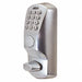 Electronic Lock Satin Chrome 12 Button