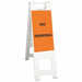 Barricade Sign No Parking 45 in H