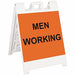 Barricade Sign Men Working 36 in H