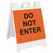 Barricade Sign Do Not Enter 36H In