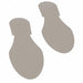 K3735 Floor Tape Gray 3.5 inx9.5 in Foot PK50