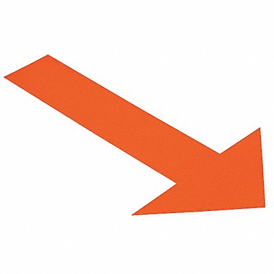 K3732 Floor Tape Orange 6 inx10 in Arrow PK50
