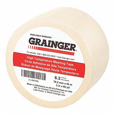 Masking Tape 3 W 60 yd L Tan