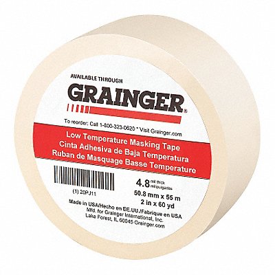 Masking Tape 2 W 60 yd L Tan