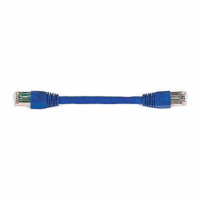 Patch Cord Cat 6A Booted Blue 0.5 ft.