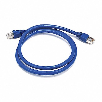 Patch Cord Cat 6A Booted Blue 3.0 ft.