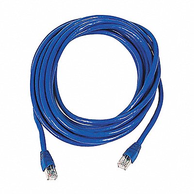 Patch Cord Cat 6A Booted Blue 20 ft.