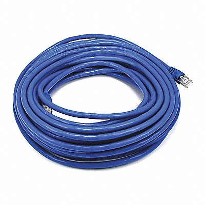 Patch Cord Cat 6A Booted Blue 50 ft.