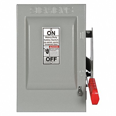 Safety Switch 600VAC 2PST 30 Amps AC