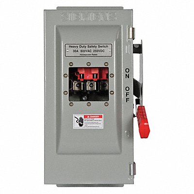 Safety Switch 600VAC 3PST 30 Amps AC