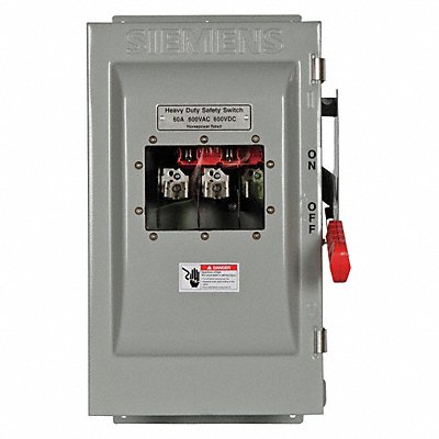 Safety Switch 600VAC 3PST 60 Amps AC