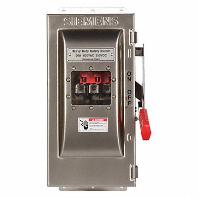 Safety Switch 600VAC 3PST 30 Amps AC