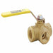 Ball Valve 3/8 in 3-Way Brass