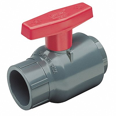 Compact Ball Valve PVC 11/2 in EPDM