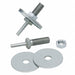 Unitized Wheel Mandrel 1/4 in Shank