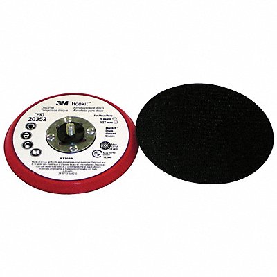 Low Pro Hook/Loop Disc Backup Pd 5in Dia