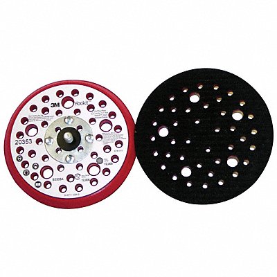 Low Pro Hook/Loop Disc Backup Pd 5in Dia
