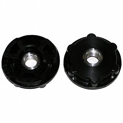 Fiber Disc Pad Hub 2 1/2 in Dia Black