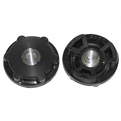 Fiber Disc Pad Hub 2 1/2 in Dia Black