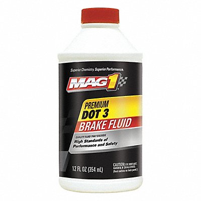 Brake Fluid Liquid Clear 12 oz.