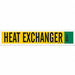 Ammonia Pipe Markers Heat Exchanger Low