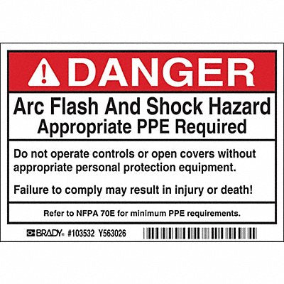 Label 3 1/2 inx5 in Polyester PK5