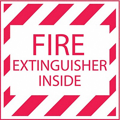 Vinyl Label 4 in x 4 in Vinyl PK5