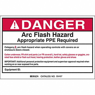 Permanent Adhesive Label 4 in x 6 in PK5