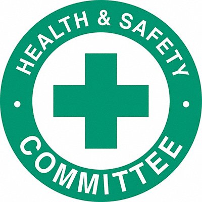 Hard Hat Emblem Labl 2in. Dia Vinyl PK4