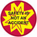 Hard Hat Emblem Labl 2in. Dia Vinyl PK4
