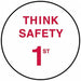 Hard Hat Emblem Labl 2in. Dia Vinyl PK4