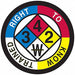 Hard Hat Emblem Label 2in. dia.