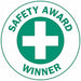 Hard Hat Emblem Labl 2in. Dia Vinyl PK4