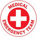 Hard Hat Emblem Labl 2in. Dia Vinyl PK4