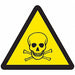 Warning Labels 1/2inHx1/2inW Vinyl PK10