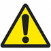 Warning Labels 1/2inHx1/2inW Vinyl PK10