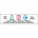 Vinyl Label 1 1/2 in x 6 in Vinyl