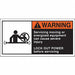 Sign 2 1/2 in x 5 in Polyester PK5