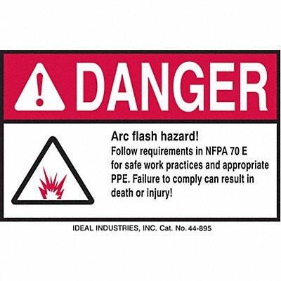 Label 4 in x 6 in Polyester PK5