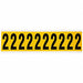Number Label 1-15/16in.H Character Vinyl